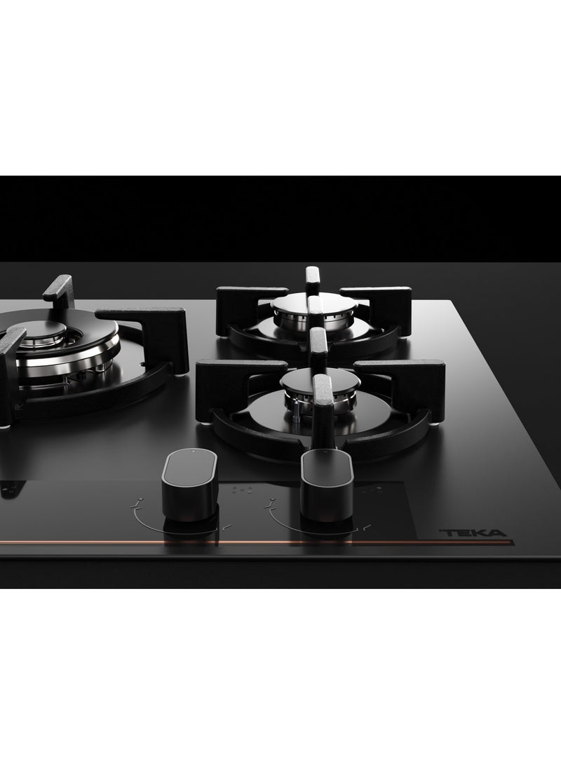 TEKA Built-in Gas on Glass Hob 5 Burners W/ Cast Iron Grids GBC 75 Special Infinity G1 Edition 112570210 Black Matt - Image 3