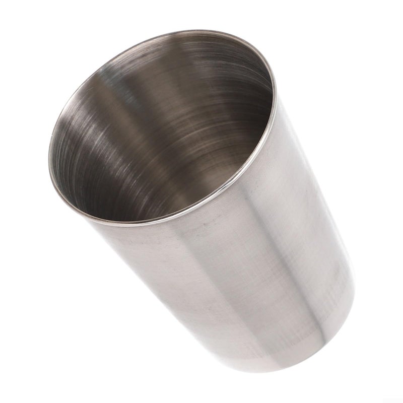 70ml Stainless Steel Cup Single Wall Drinkware For Cold Beverages Polished Finish Wide Base - Image 3