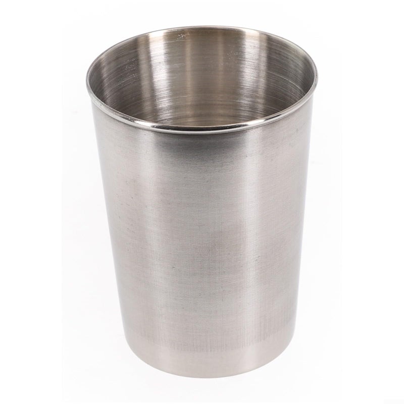 70ml Stainless Steel Cup Single Wall Drinkware For Cold Beverages Polished Finish Wide Base - Image 2