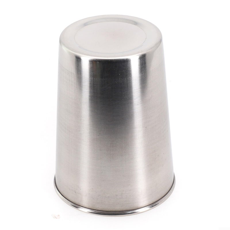 70ml Stainless Steel Cup Single Wall Drinkware For Cold Beverages Polished Finish Wide Base - Image 5
