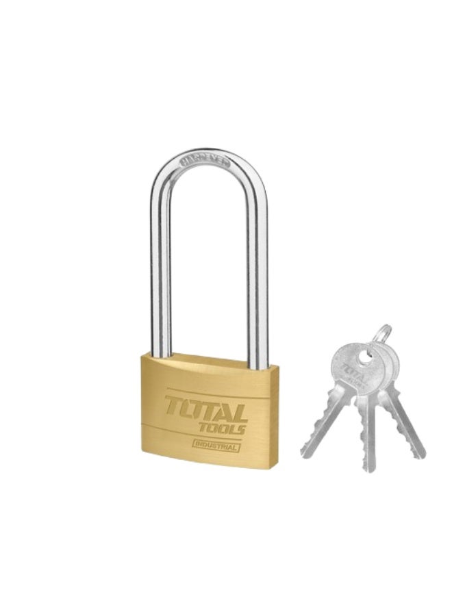 Total Heavy Duty Brass Padlock 50Mm 290G  Tlk32502L