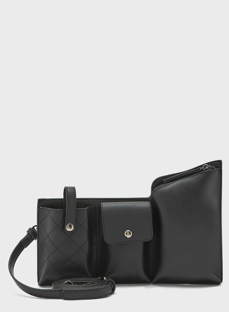 shoexpress Three Pocket Crossbody