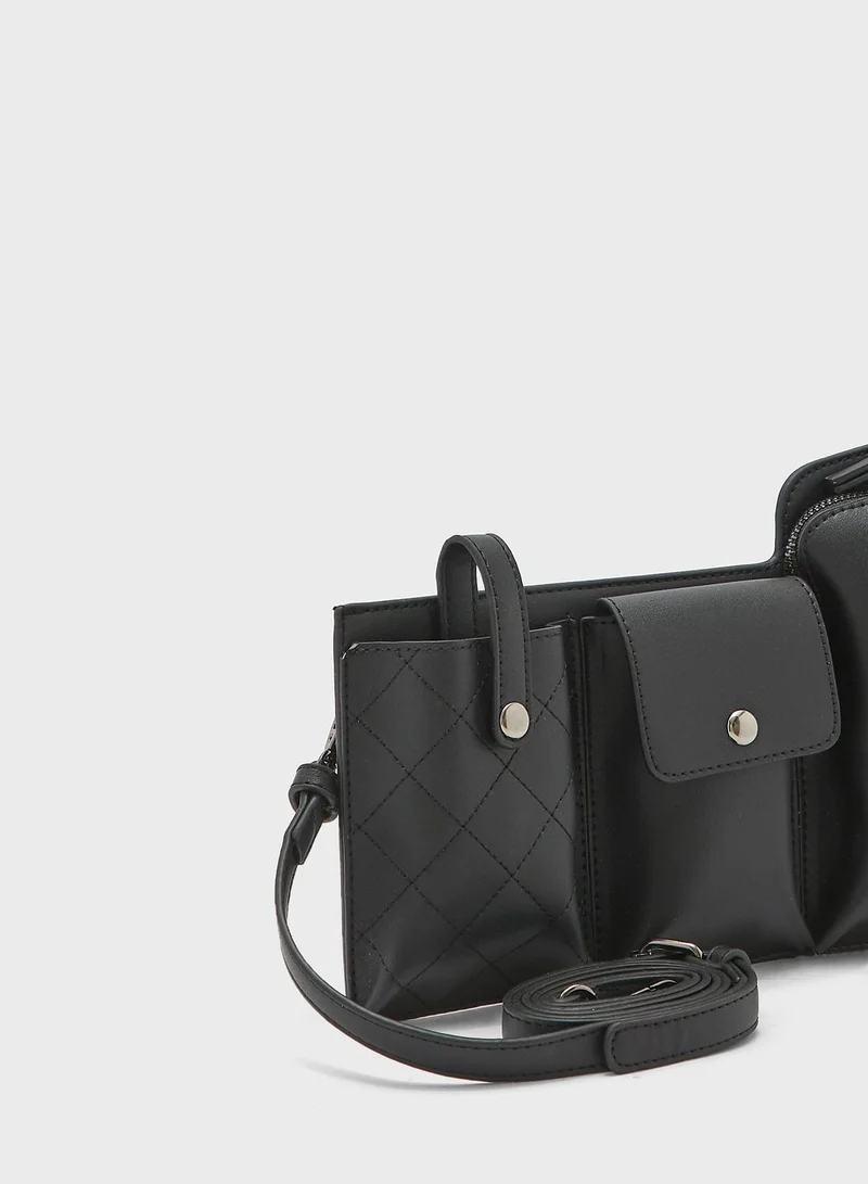 shoexpress Three Pocket Crossbody