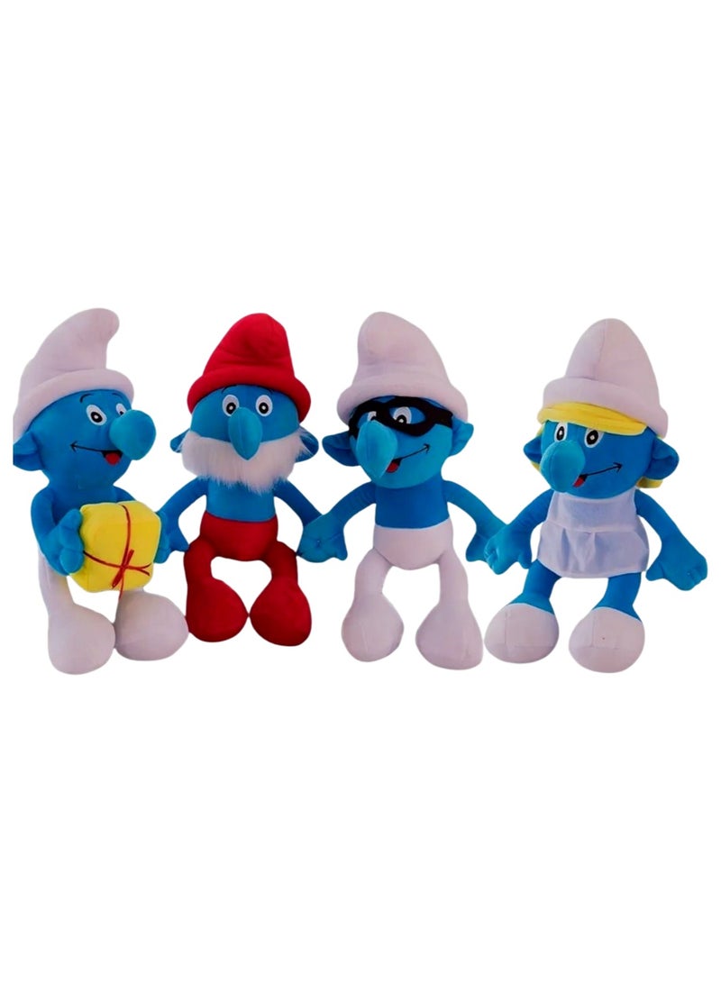 Smurf Plush Toy Cuddly Toy Stuffed Plush Doll Children's Toy 59x42cm 3pcs
