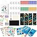 VercanMonth 60 Pcs Wedding Activities for Kids Includes 12 Gift Goodie Bags 12 Watercolor Pens 6 Snake Cube 12 Scratch Bookmarks 12 Animal Sticker 6 Felt Mini Board Game for Boys Girls Wedding Games - Image 3