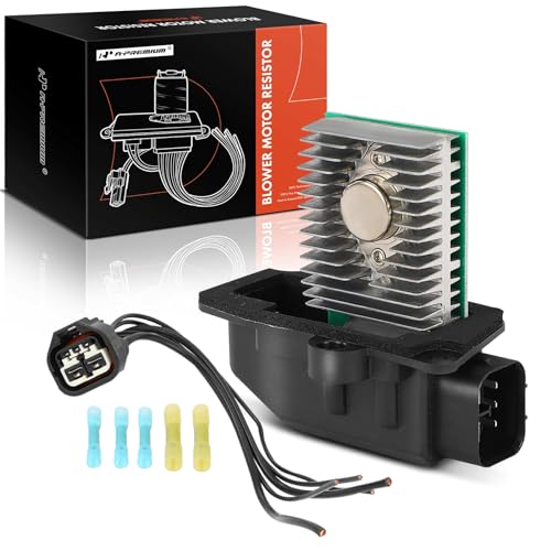 A-Premium HVAC Blower Motor Resistor with Wiring Harness - Compatible with Ford Crown Victoria 98-11, Lincoln Town Car 98-08, Grand Marquis 98-11, Marauder 03-04 - Auto Temp Control, Replaces RU572 - Image 1