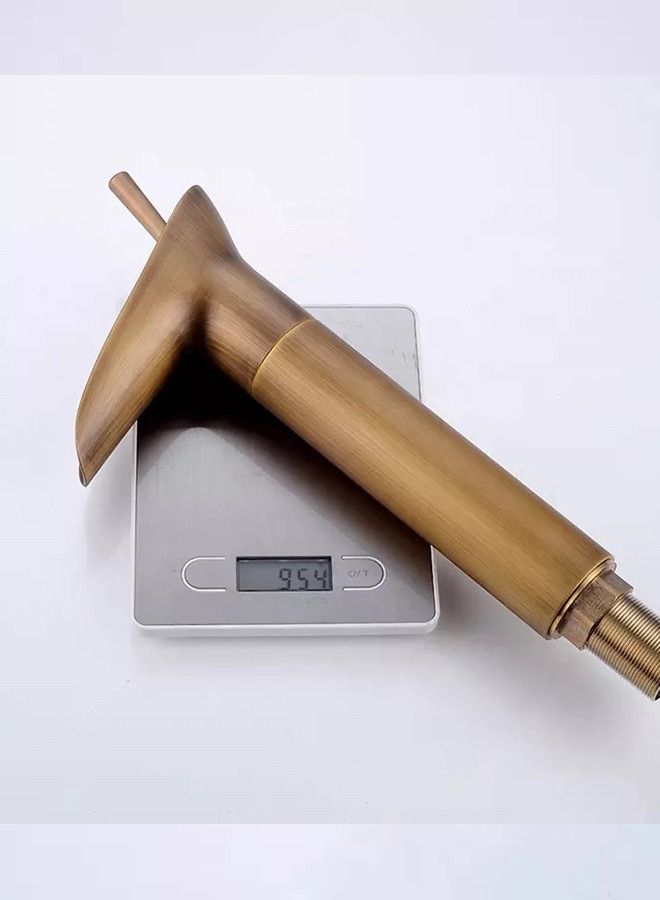 Decorative hot and cold copper faucet mixer - Image 5