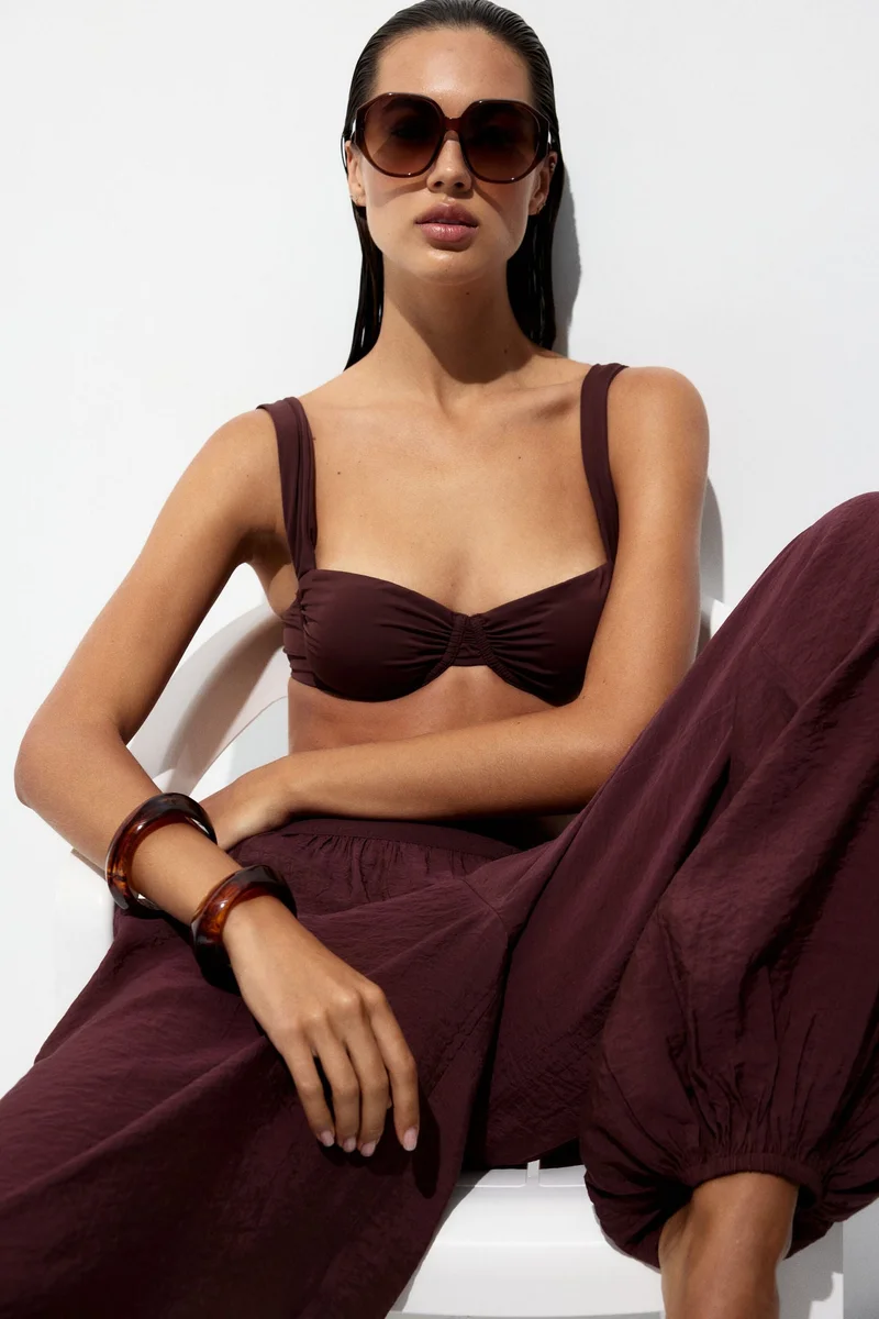 اتش اند ام بنطلون شاطئ بأرجل منفوخة