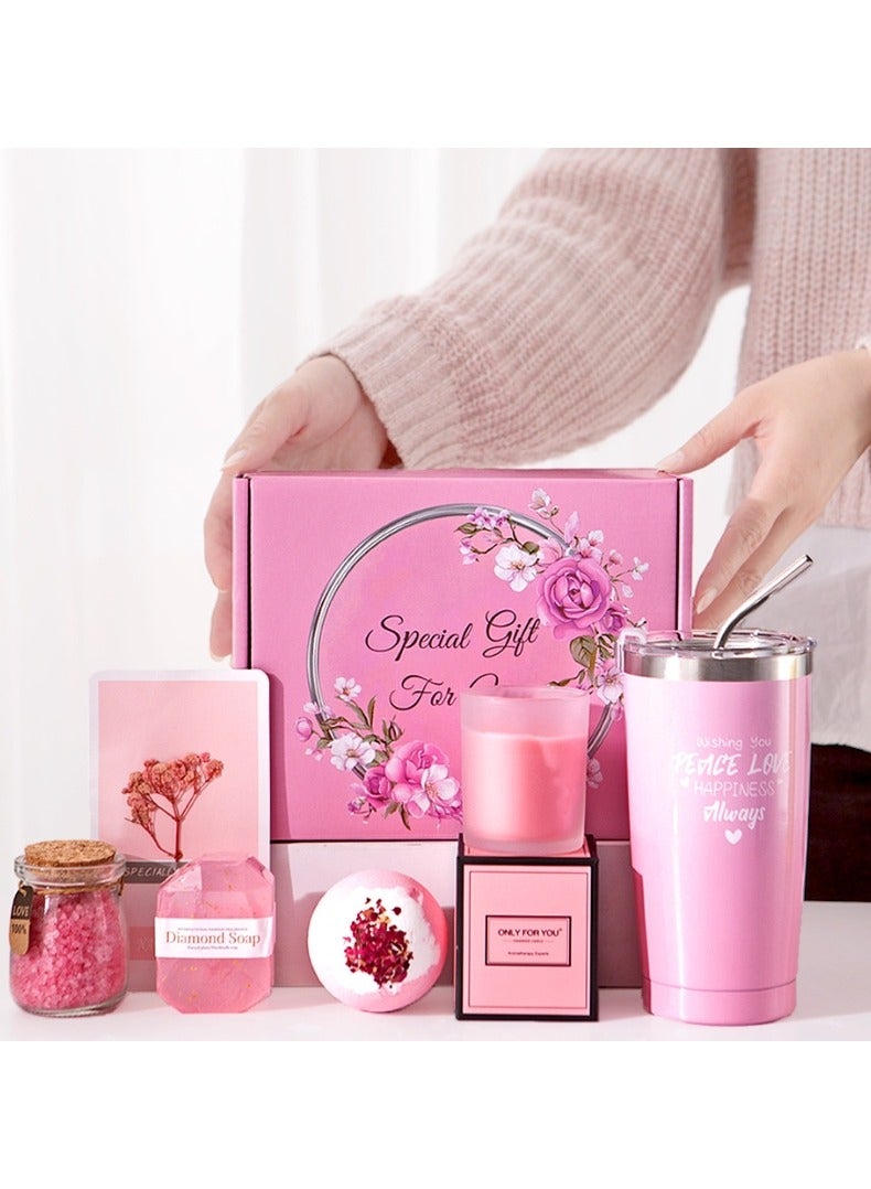 ARNOTEC Birthday Gifts for Women, Relaxing Spa Gift Basket Set, Unique Gift Ideas for Women, Gifts for Mom Sister Best Friend Wife, Coworker Teacher Nurse Gifts for Women  - Image 2