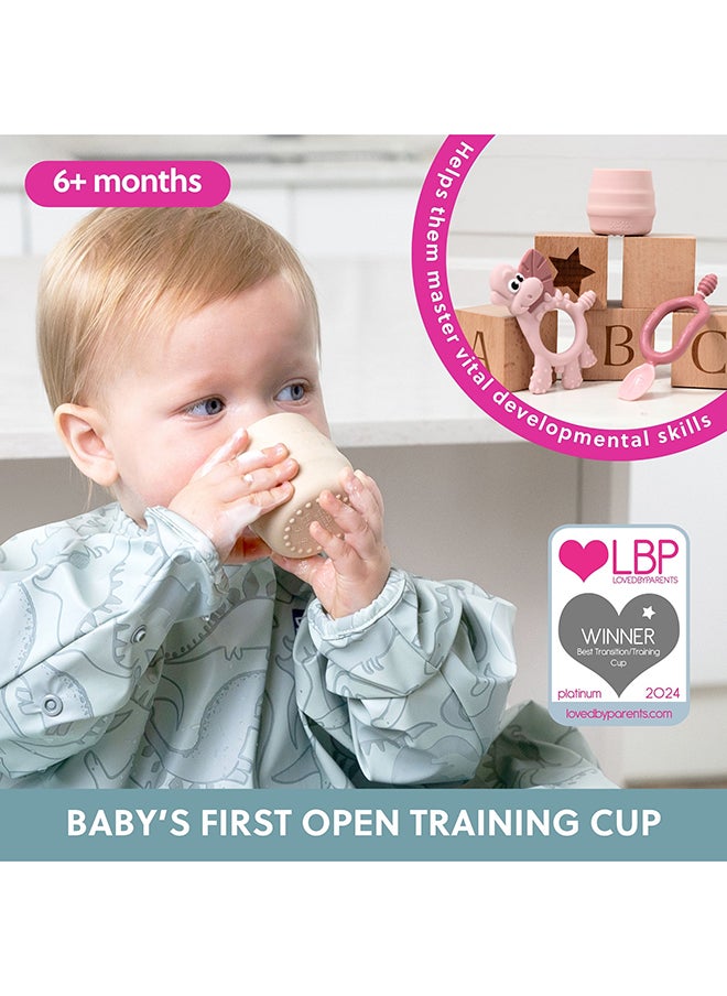 bibado - Sippit™ Silicone Trainer Cup 2-Pack, Suitable For 4 Months+, Transition To Open-Cup Drinking - Fawn - Image 1