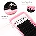 VEYES INC Easy Fan Volume Lash Extensions 03 05 07 JBLCCCDDD Curl 825mm Mixed Single Length Tray Matte Black Self Fanning Eyelashes Professional Supplies for Lash Techs 003 D 10mm - Image 4