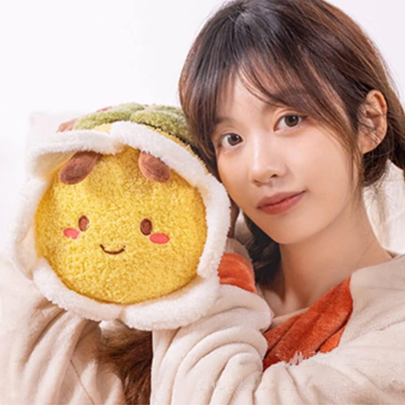 OUKEYI 12 Inch Bee Plush Toy, Cuddly Bee Pillow, Soft Honey Bee Hugging Pillow, Plush Doll, Gift for Kids Birthday, Christmas, Valentine's Day - Image 2