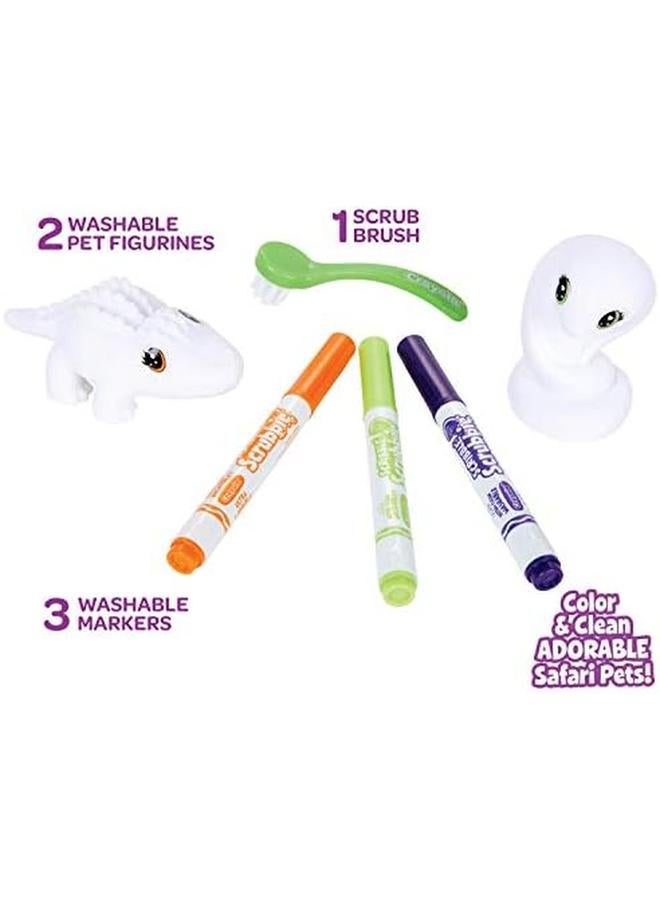 Crayola 2 Ct. Scribble Scrubbie Safari Pack 1 Croc Cobra - Image 3