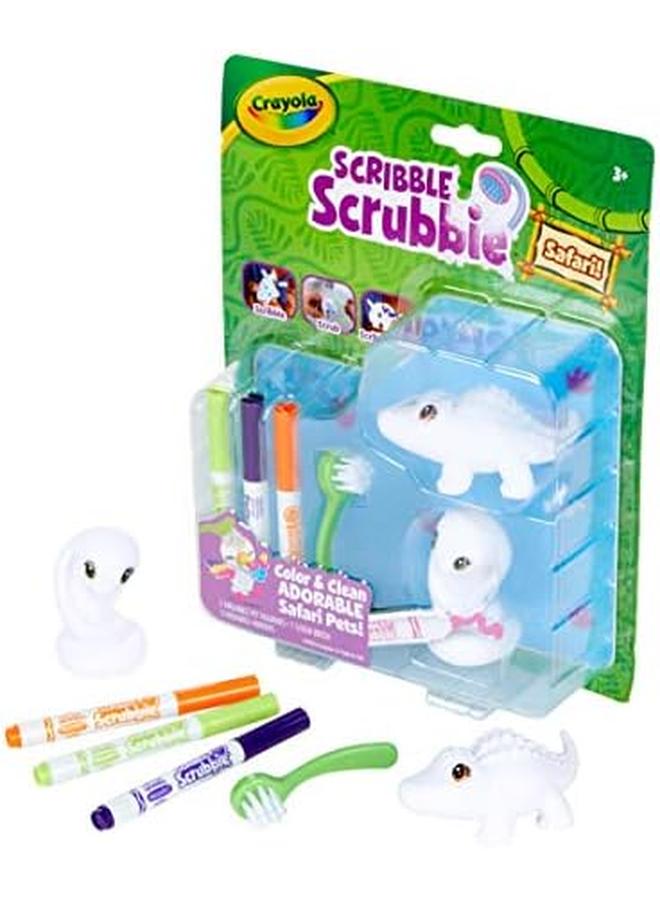 Crayola 2 Ct. Scribble Scrubbie Safari Pack 1 Croc Cobra - Image 2