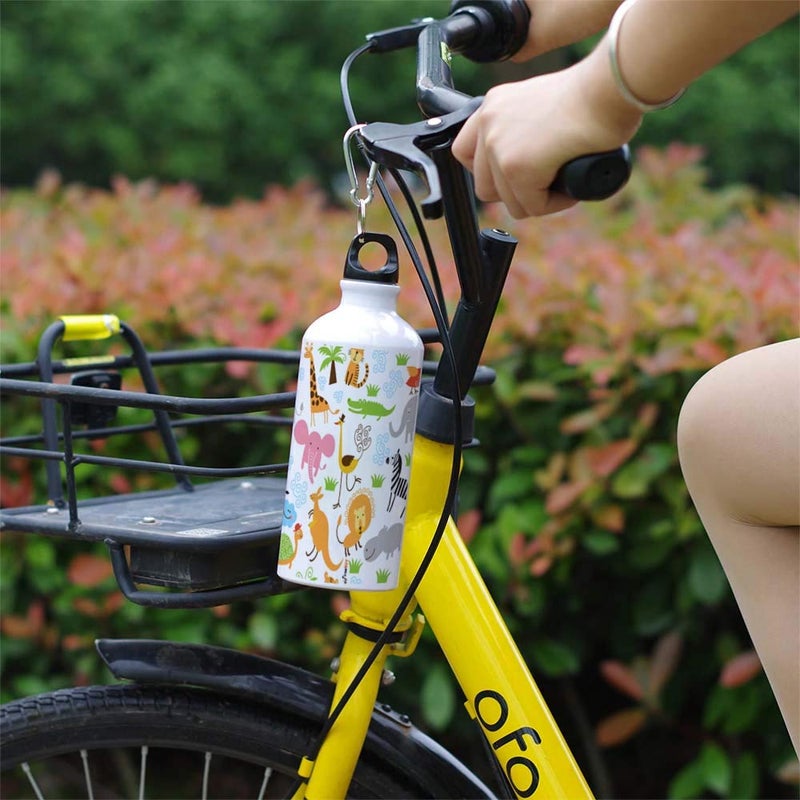 FirseBUY Cartoon Animals Printed Aluminum Water Bottle EcoFriendly and BPA Free for Boys and Girls - Image 3