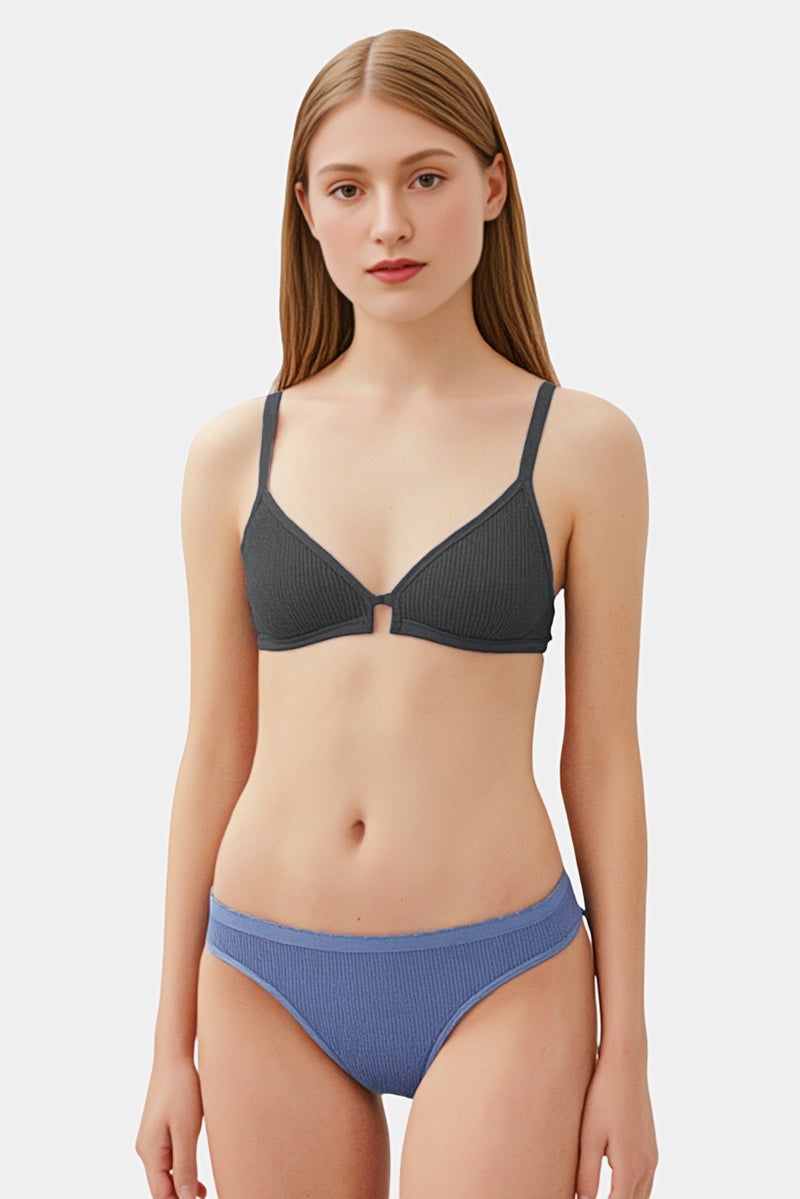 Nanette lepore Women 5 Pieces Ribbed Panties, Multicolor - Image 1