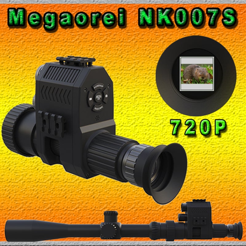 Megaorei Digital Night Vision Scope Monocular 200-400M Travel Infrared Camcorder Support Photo Video Recording Multiple Language for Outdoor Camping Huntings Night Observation Boating - Image 3