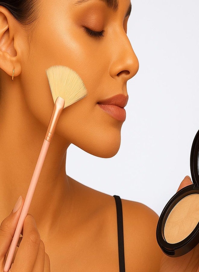 ANNACREATIONS ANNA's Premium 16 Pcs with Gift Box 12 Pcs Makeup Brush Set with 4 Blender Sponge - Professional Face & Eye Cosmetic Brushes for Foundation, Blending, Contouring, Eyeshadow - Soft Bristles - Image 4