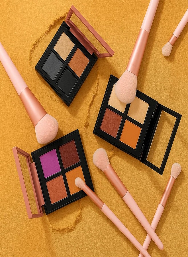 ANNACREATIONS ANNA's Premium 16 Pcs with Gift Box 12 Pcs Makeup Brush Set with 4 Blender Sponge - Professional Face & Eye Cosmetic Brushes for Foundation, Blending, Contouring, Eyeshadow - Soft Bristles - Image 5