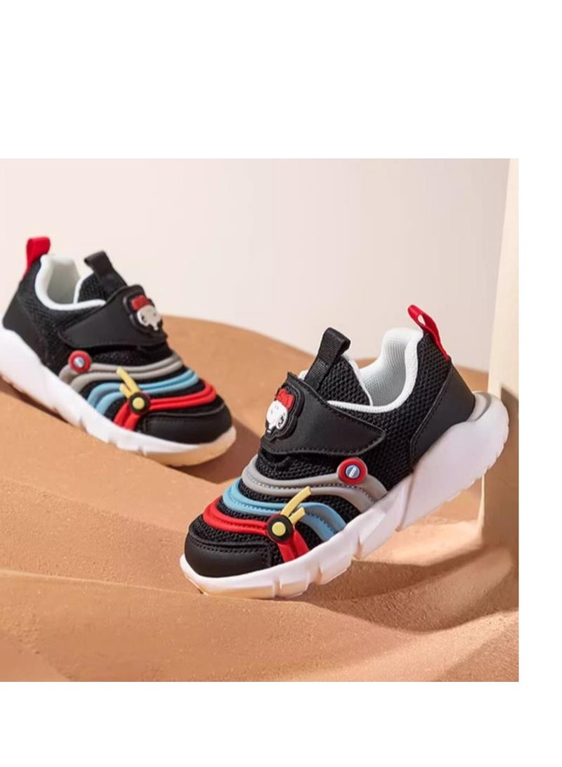 Snoopy Baby Breathable Walking Shoes With Soft Sole, Anti Slip And Anti Kick Function Shoes - Image 3