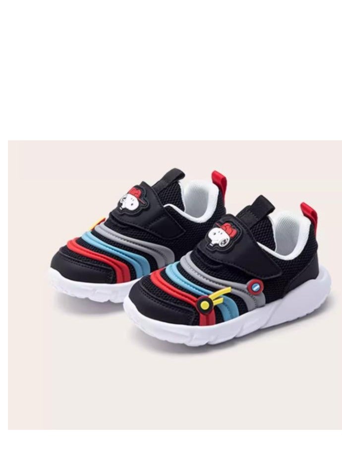 Snoopy Baby Breathable Walking Shoes With Soft Sole, Anti Slip And Anti Kick Function Shoes - Image 5