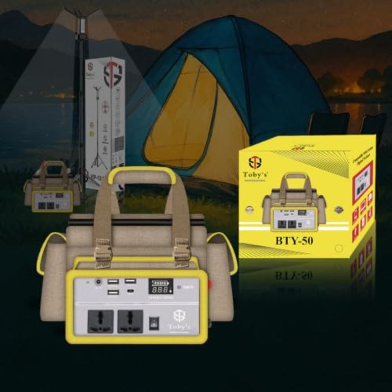 TBS 50A 50000mAh Rechargeable 220V Power Inverter Camping Battery Outdoor Home Backup Portable Lithium Battery 5000W Peak Power - Image 2
