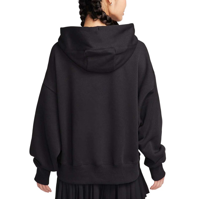 Nike (WMNS) Nike Sportswear Phoenix Fleece Over Oversized Pullover Hoodie Asia Sizing 'Black' - Image 2