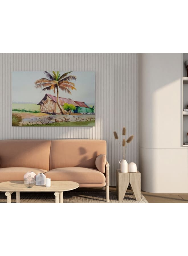 Home Gallery Watercolor Painting for Beginners Coconut Trees 120x80 - Image 2