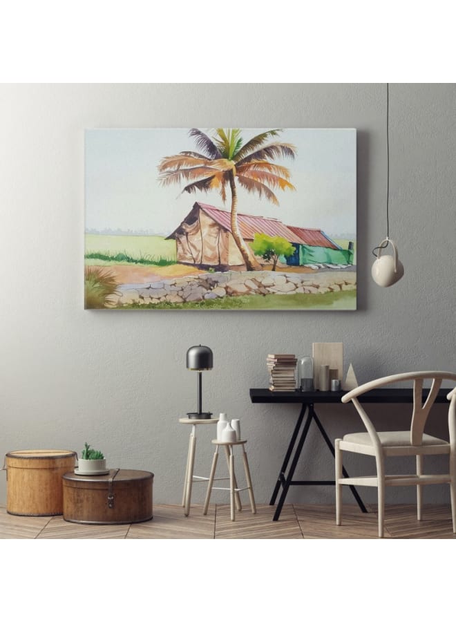 Home Gallery Watercolor Painting for Beginners Coconut Trees 120x80 - Image 4