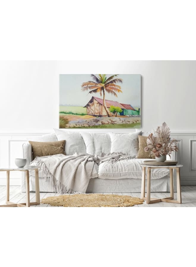 Home Gallery Watercolor Painting for Beginners Coconut Trees 120x80 - Image 3