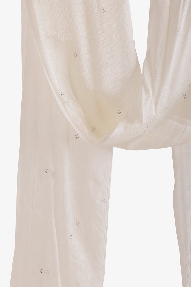 Carina Embroidered Clusters Scarf - Image 2