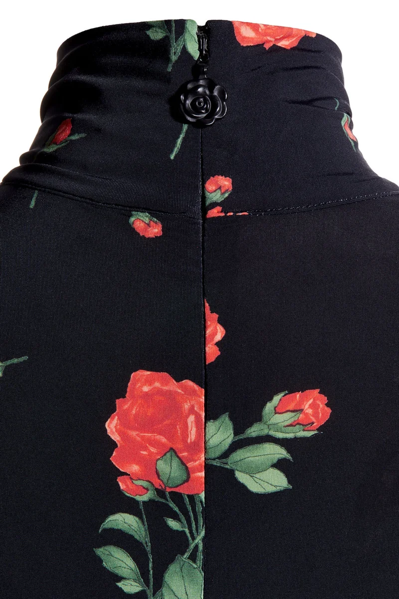 H&M Rose-appliquéd wrapover body