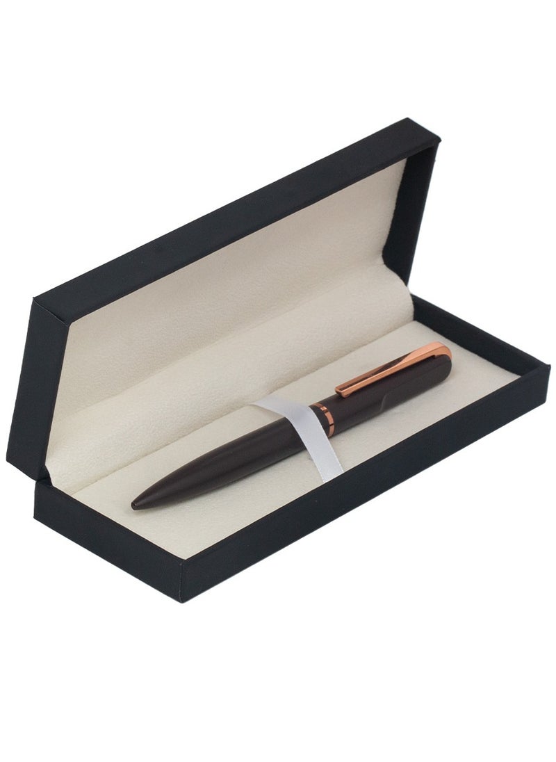 RS Phoneme brown and copper ballpoint pen with blue ink for men  - Image 3