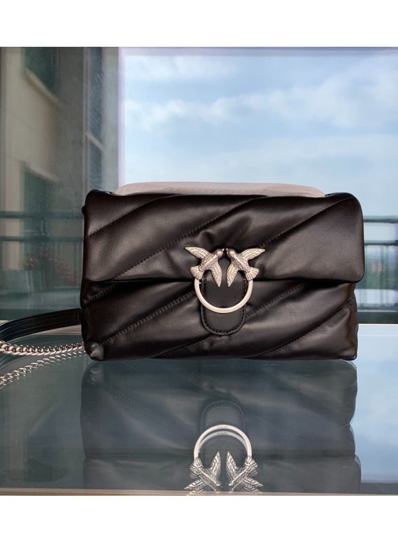 Pinko Solid Color Crossbody Shoulder Bag 29*20*8cm - Image 1