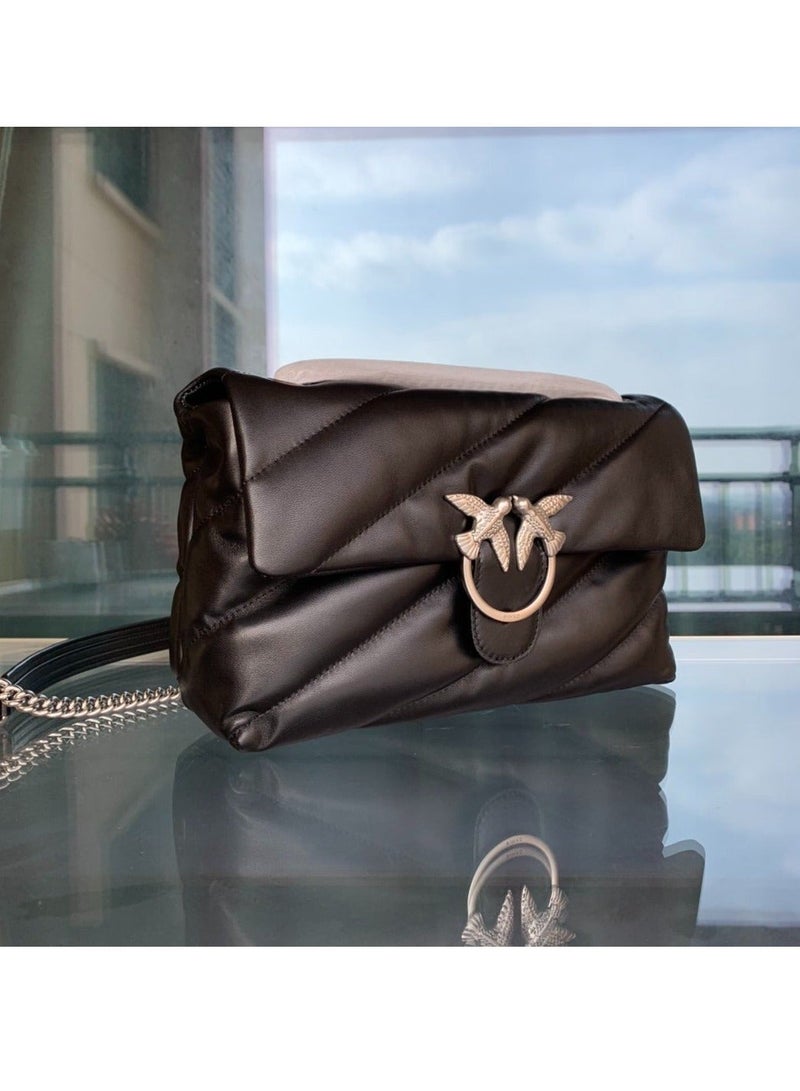 Pinko Solid Color Crossbody Shoulder Bag 29*20*8cm - Image 2