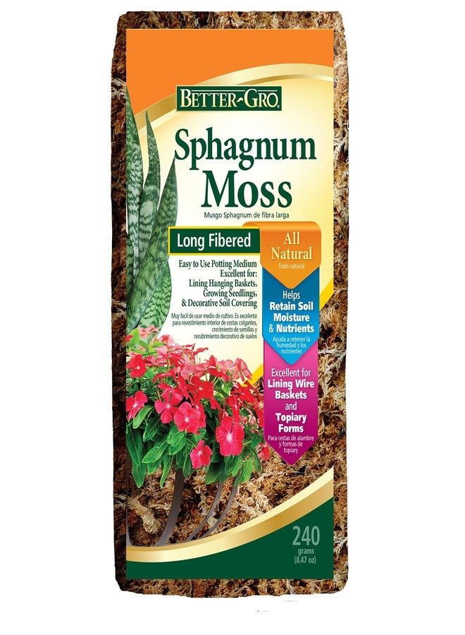 BETTER GRO Sun Bulb Company Inc 50430 Sphagnum Moss, Growing Medium, 240 Grams - Image 1