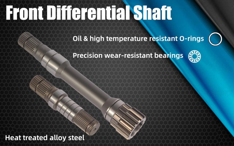 Flynsu Front Differential Axle Intermediate Shaft Kit Replacement for 2012-2021 Dodge Ram 1500 Inner Shaft 68146594AB, 68146594AA, 68257420AF, 68257421AF, 68257422AF, 722N695BKA - Image 2