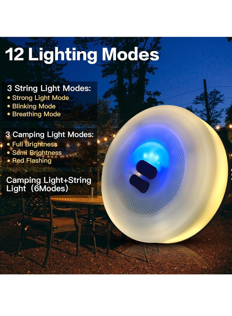 ELTRAZONE String Lights for Camping & Hiking – Waterproof LED Fairy Lights, Portable Battery-Powered, 10/20/30 Feet, Multi-Color Options, Perfect for Outdoor Adventures, Decorations, and Lighting - Image 3
