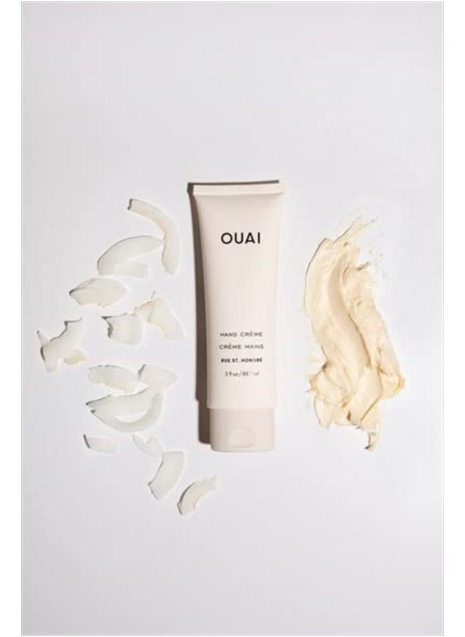 Ouai - Hand Crème. A Thick, Creamy Balm with Coconut Oil, Murumuru and Shea Butters will Moisturize, Hydrate and Soften Hands. Use Daily to Deeply Nourish Hands (3 Fl Oz) - Image 1