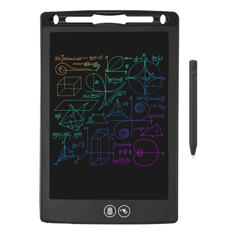 LCD Writing Tablet 8.5 Inch Doodle Drawing Pad Handwriting Multiple Colorful Board with Magnetic Stylus for Toddler Kids Office Educational and Learning Toy Gifts for 3-6 Years Old Boy and Girls Children's Day Partial Erasing - Image 1