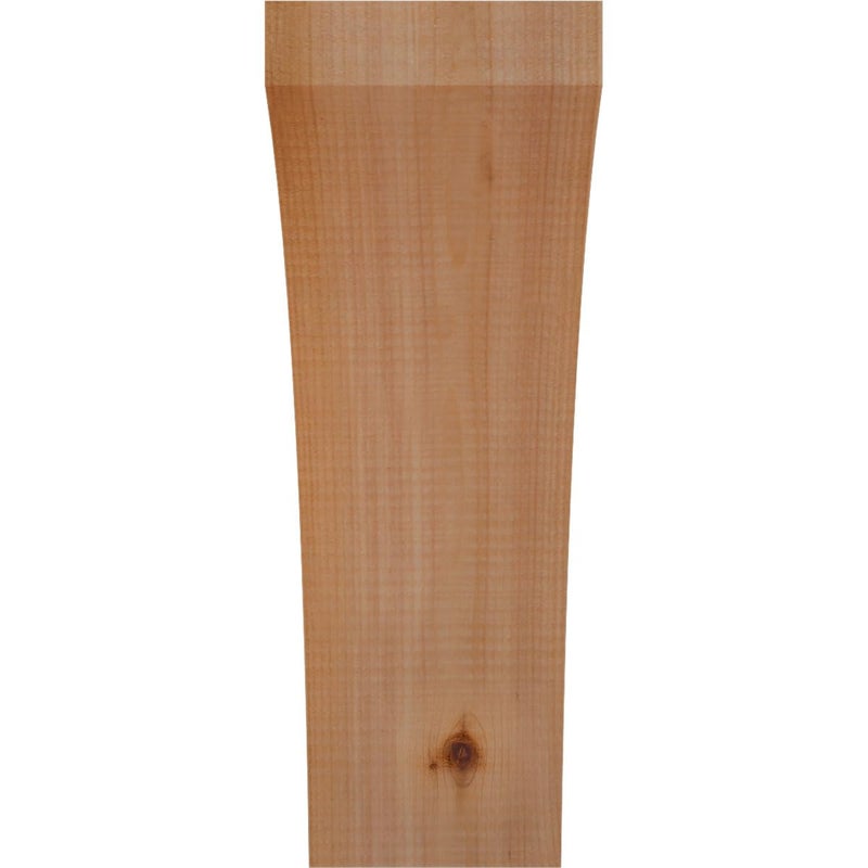 Ekena Millwork BRC04X12X12THR00RWR 4"W x 12"D x 12"H Thorton Rough Sawn Knee Brace, Western Red Cedar - Image 2