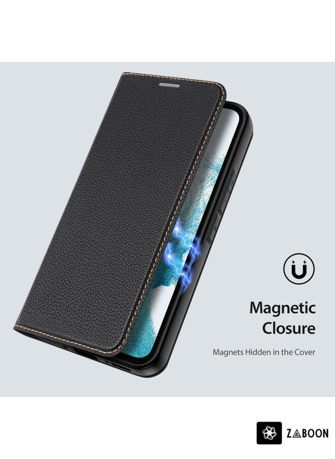 Green Tiger For Samsung Galaxy A54 5G DUX DUCIS Skin X2 Series Horizontal Flip Leather Phone Case(Black)  - Image 2