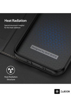 Green Tiger For Samsung Galaxy A54 5G DUX DUCIS Skin X2 Series Horizontal Flip Leather Phone Case(Black)  - Image 4