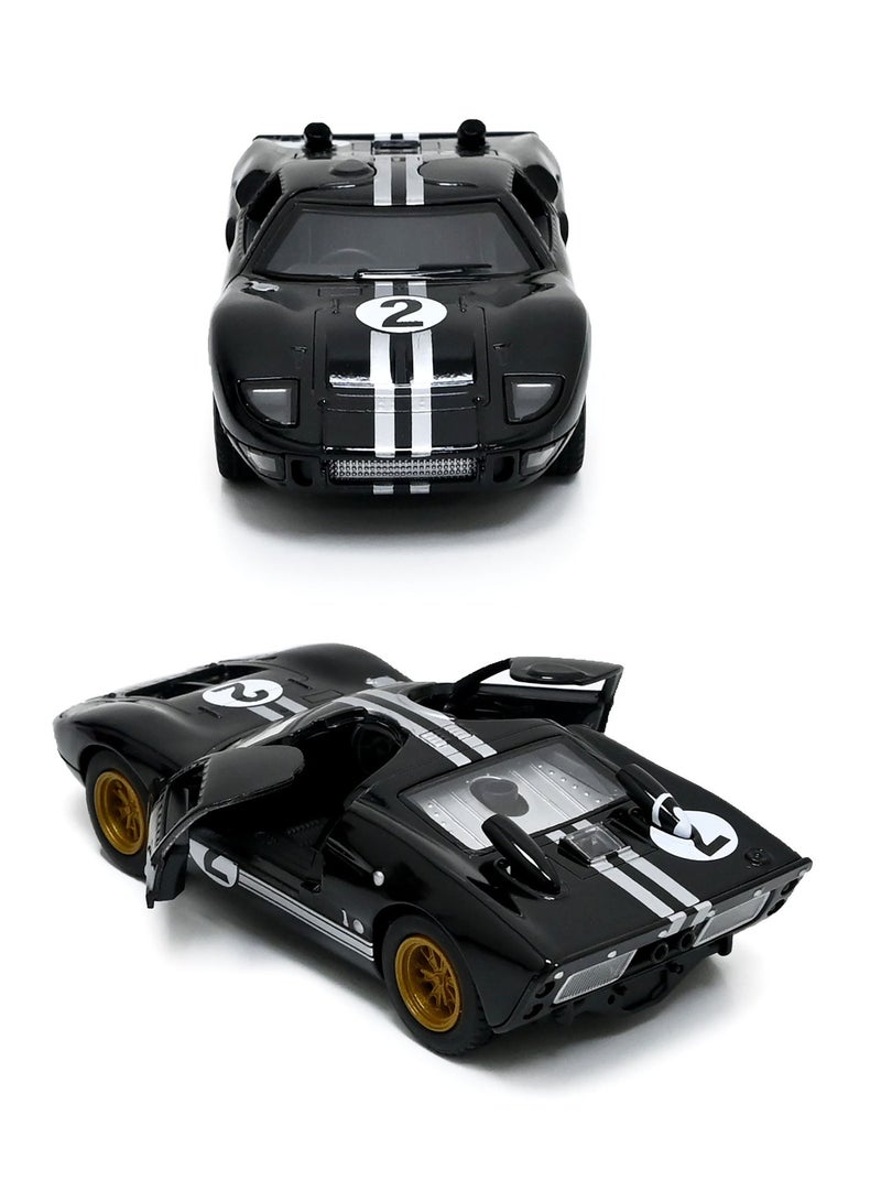 Kinsmart سيارة لعبة فورد GT40 MKII موديل 1966 بأبواب معدنية مصبوبة قابلة للفتح والسحب للخلف - Image 1