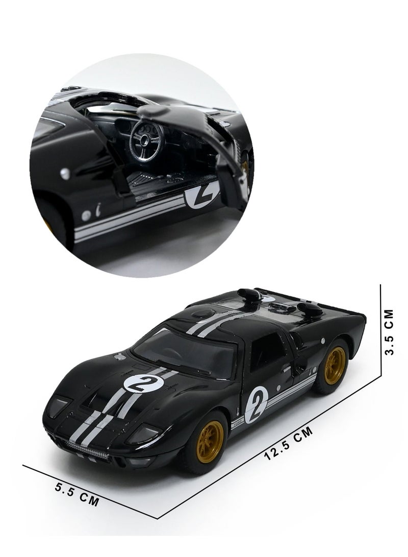 Kinsmart سيارة لعبة فورد GT40 MKII موديل 1966 بأبواب معدنية مصبوبة قابلة للفتح والسحب للخلف - Image 3