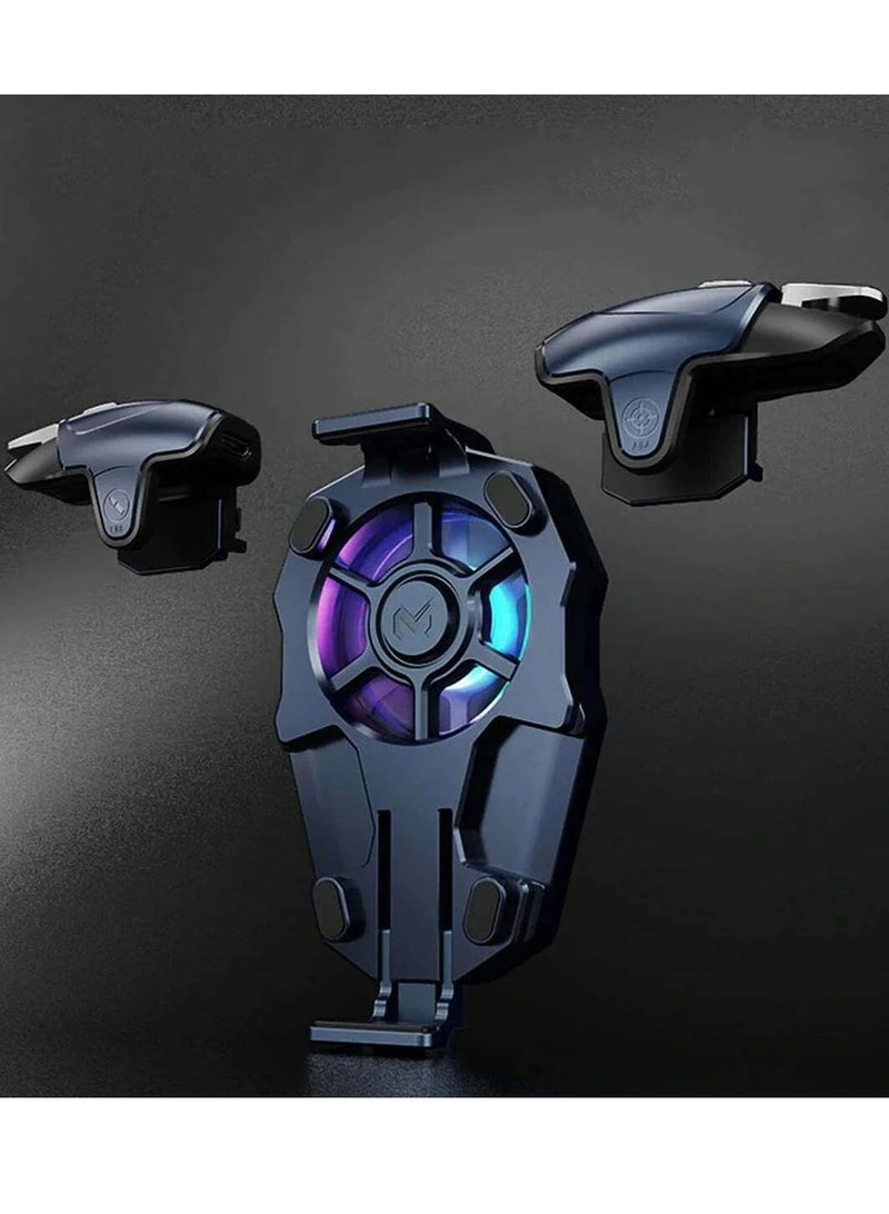 Memo Ak03 Detachable Mobile Game Shooter Trigger Phone Cooling Fan - wireless - Image 2