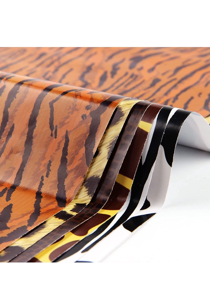 Y&D - Wrapping Paper, Leopard, including Double-sided Tape, 2x Ribbon, Sticker, Pull Bows, for Birthdays, Mothers Day, Weddings, Graduations, Bridal Showers - Image 1