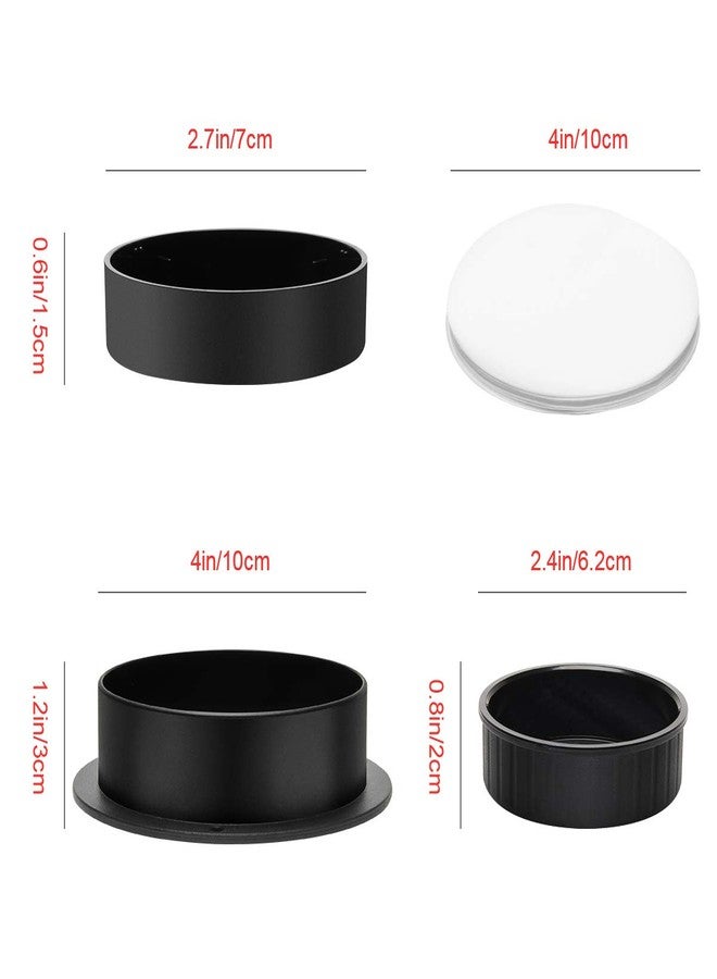 Luxiv 3 in 1 Burger Press, Hamburger Patty Maker Stuffed Burgers Press with 100p Hamburger Paper for BBQ Non-Stick Sliders Beef Hamburger Push (Black) - Image 3