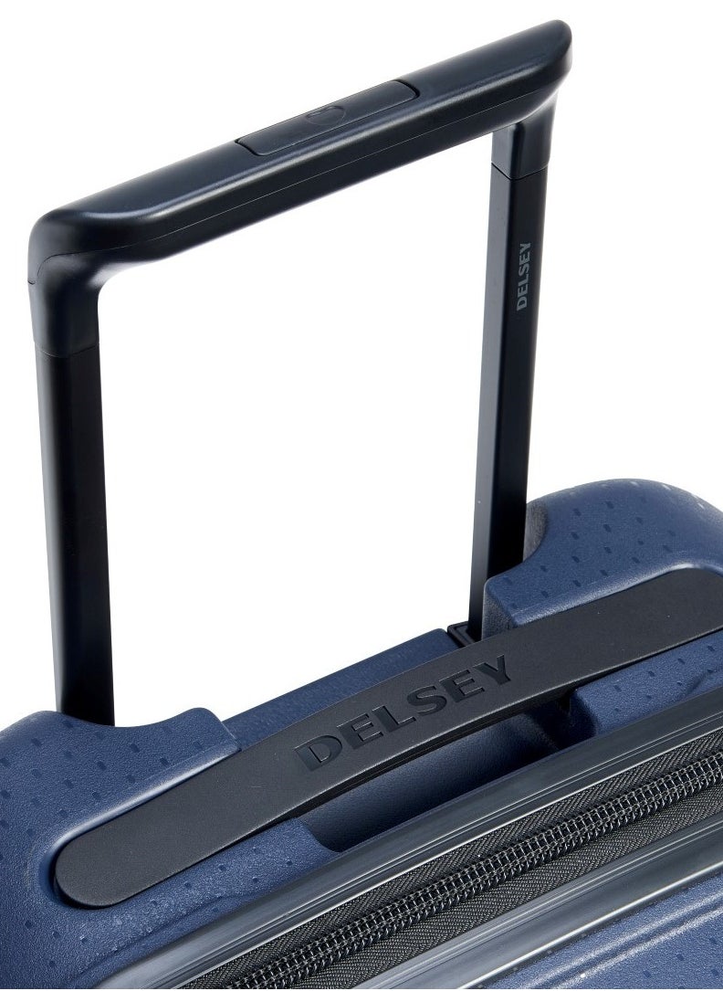 DELSEY - Belmont + Hardcase Double wheel luggage  suitcase 3pcs set (L+M+S) 55/71/83cm Blue - Image 1