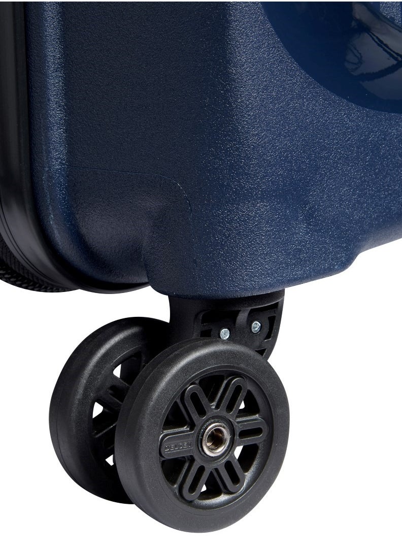 DELSEY - Belmont + Hardcase Double wheel luggage  suitcase 3pcs set (L+M+S) 55/71/83cm Blue - Image 1